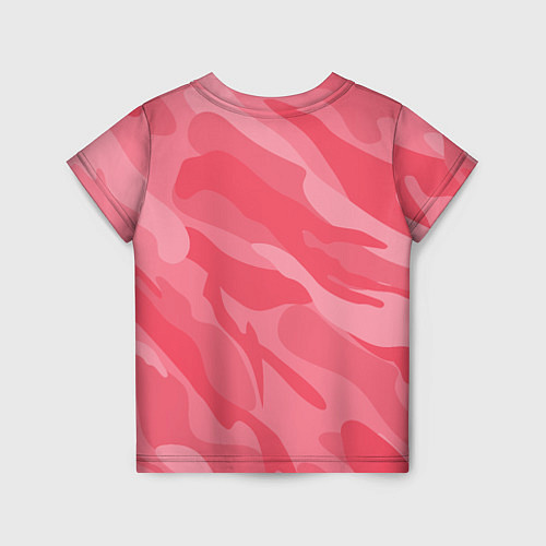 Детская футболка Pink military / 3D-принт – фото 2