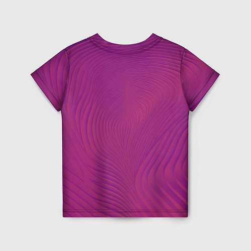 Детская футболка Фантазия в пурпурном / 3D-принт – фото 2