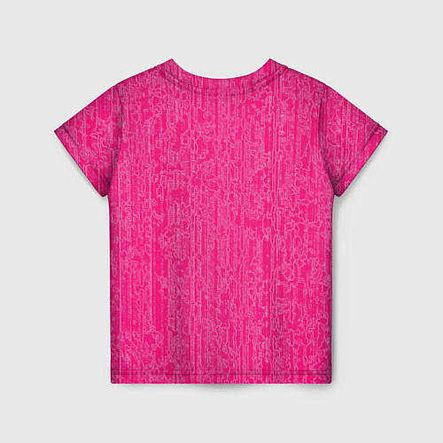 Детская футболка Очень розовый / 3D-принт – фото 2