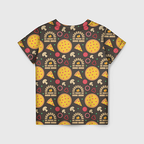 Детская футболка Пицца из печи / 3D-принт – фото 2