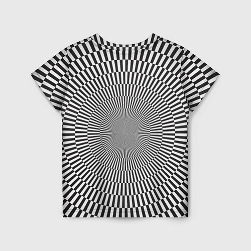Детская футболка Психоделические линии / 3D-принт – фото 2