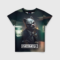 Футболка детская Payday 2 dog mask, цвет: 3D-принт