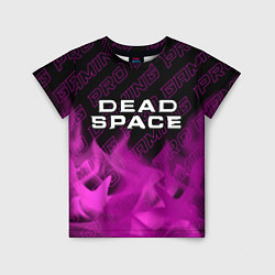 Футболка детская Dead Space pro gaming: символ сверху, цвет: 3D-принт