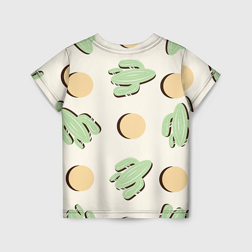 Детская футболка Пустынный кактус / 3D-принт – фото 2