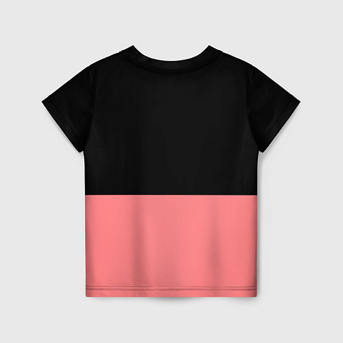 Детская футболка BLACK PINK на черно-розовом / 3D-принт – фото 2