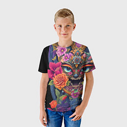 Футболка детская Irezumi - Japan - tattoo, цвет: 3D-принт — фото 2
