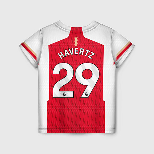 Детская футболка Кай Хаверц Арсенал форма 2324 домашняя / 3D-принт – фото 2