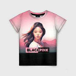 Футболка детская Солистка Blackpink, цвет: 3D-принт