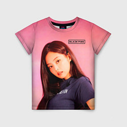 Футболка детская Jennie Blackpink kpop, цвет: 3D-принт