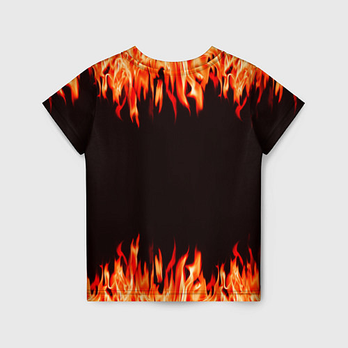 Детская футболка Fire Roblox / 3D-принт – фото 2