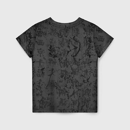 Детская футболка Black dragon - grunge / 3D-принт – фото 2