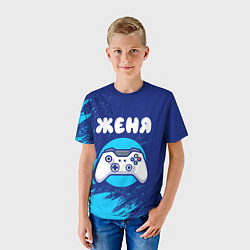 Футболка детская Женя геймер, цвет: 3D-принт — фото 2