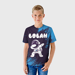 Футболка детская Вован космонавт даб, цвет: 3D-принт — фото 2