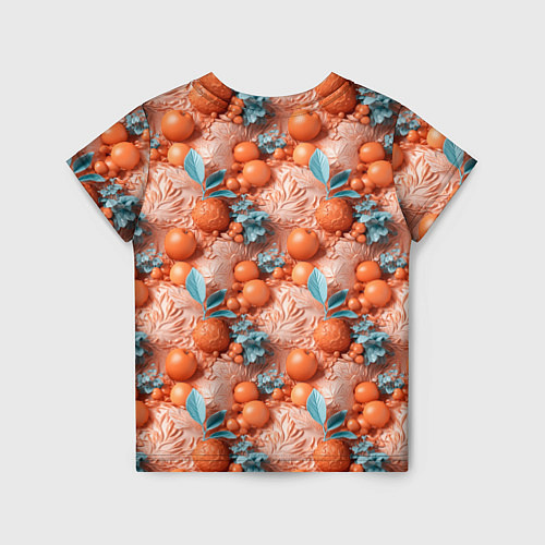 Детская футболка Сочные фрукты клипарт / 3D-принт – фото 2