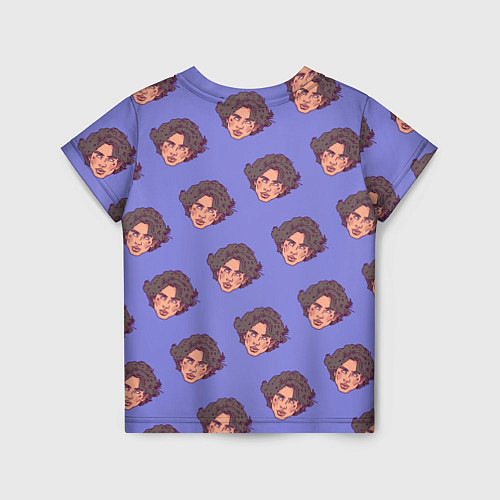 Детская футболка Тимоти Шаламе узор / 3D-принт – фото 2