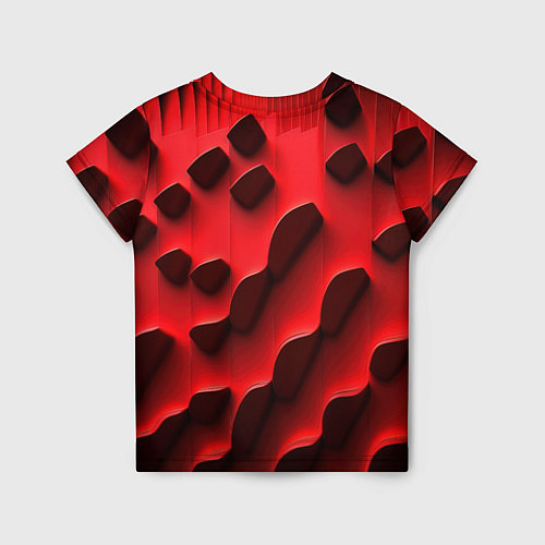 Детская футболка CS GO black red abstract / 3D-принт – фото 2