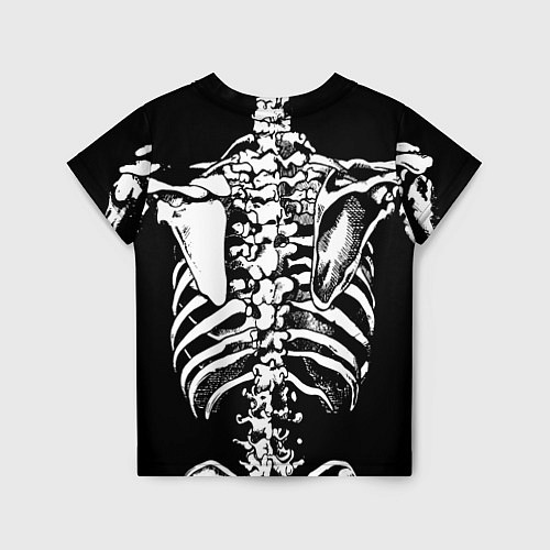 Детская футболка Skeleton ribs / 3D-принт – фото 2