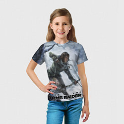Футболка детская Lara is hunting, цвет: 3D-принт — фото 2