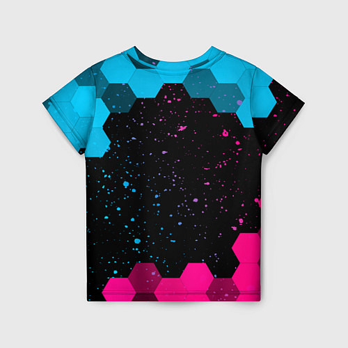 Детская футболка Zelda - neon gradient / 3D-принт – фото 2