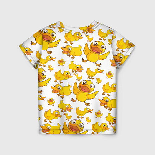 Детская футболка Yellow ducklings / 3D-принт – фото 2