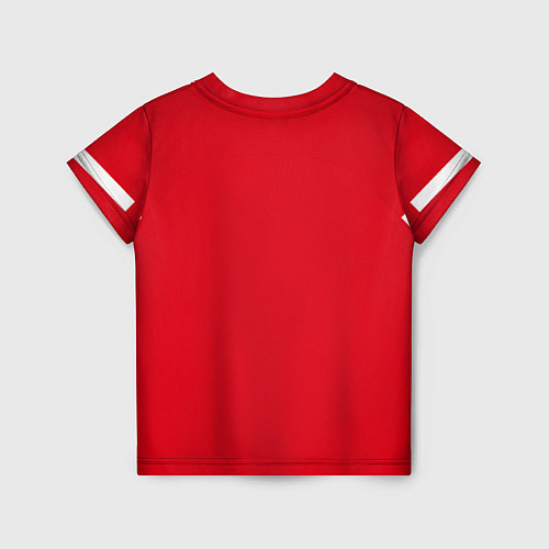 Детская футболка ФК Ливерпуль форма 2324 домашняя / 3D-принт – фото 2