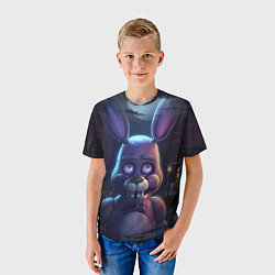 Футболка детская Bonnie FNAF, цвет: 3D-принт — фото 2