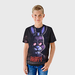 Футболка детская Five Nights at Freddys Bonnie, цвет: 3D-принт — фото 2