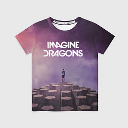 Футболка детская Imagine Dragons обложка альбома Night Visions, цвет: 3D-принт