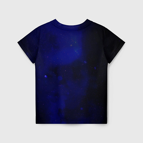 Детская футболка Космонавт - неон / 3D-принт – фото 2