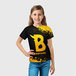 Футболка детская Beastars - gold gradient, цвет: 3D-принт — фото 2