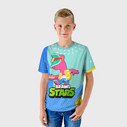 Футболка детская Doug Brawl Stars, цвет: 3D-принт — фото 2