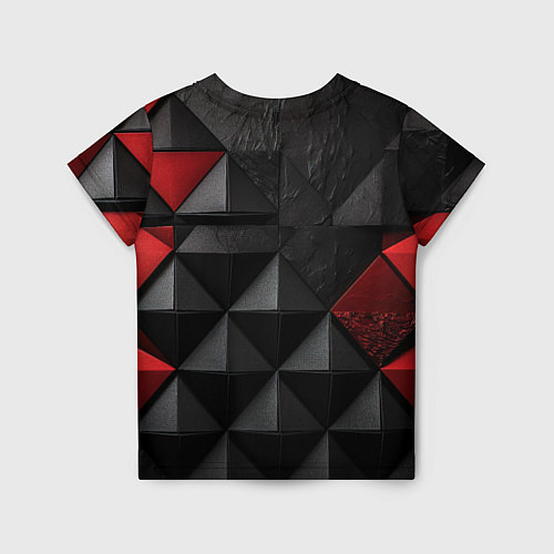 Детская футболка Baldurs Gate 3 logo red black / 3D-принт – фото 2