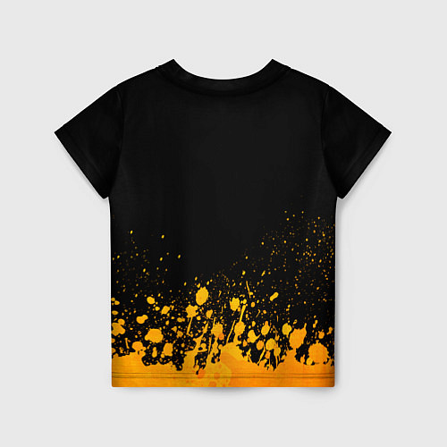 Детская футболка FAW - gold gradient: символ сверху / 3D-принт – фото 2