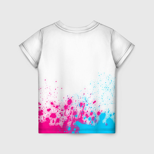 Детская футболка Beastars neon gradient style: символ сверху / 3D-принт – фото 2