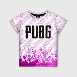 Детская футболка PUBG pro gaming: символ сверху
