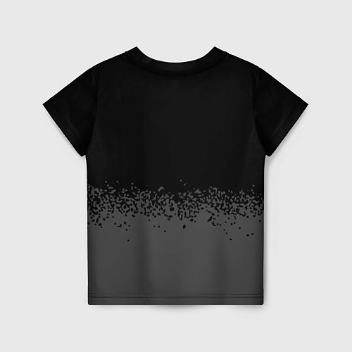 Детская футболка Dark Souls glitch на темном фоне: символ сверху / 3D-принт – фото 2