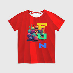 Футболка детская Весело FUN, цвет: 3D-принт