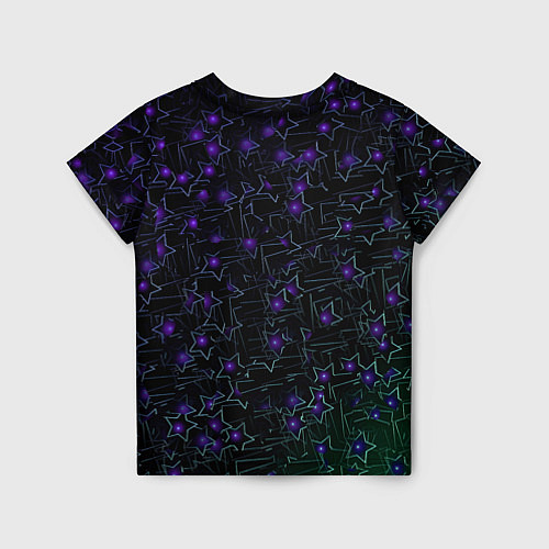 Детская футболка Звездные сети / 3D-принт – фото 2