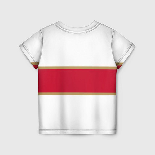Детская футболка Florida panthers - uniform - hockey / 3D-принт – фото 2