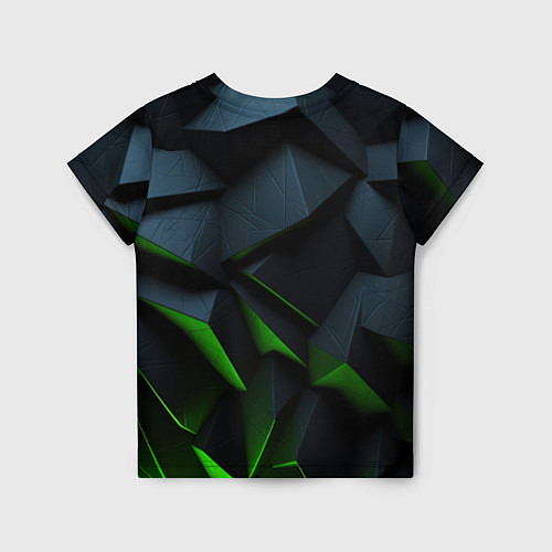 Детская футболка Juventus black green logo / 3D-принт – фото 2