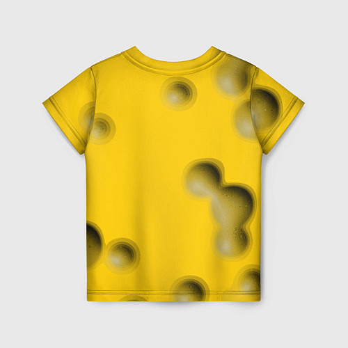 Детская футболка Сырная плоскость / 3D-принт – фото 2