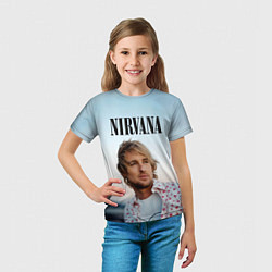 Футболка детская Тру фанат Nirvana, цвет: 3D-принт — фото 2