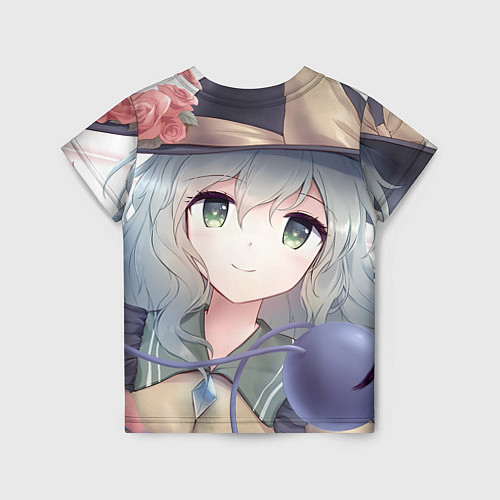 Детская футболка Touhou Project Улыбающаяся Койши Комейдзи / 3D-принт – фото 2
