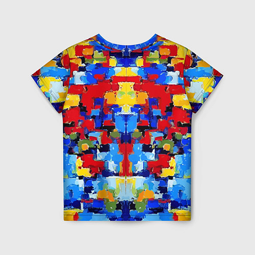Детская футболка Colorful abstraction - vogue - paint / 3D-принт – фото 2