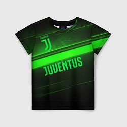 Детская футболка Juventus green line