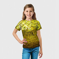 Футболка детская Золотой самородок, цвет: 3D-принт — фото 2