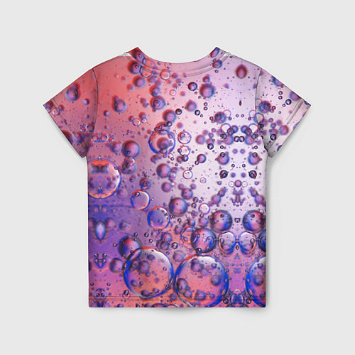 Детская футболка Пузыри в жидкости / 3D-принт – фото 2
