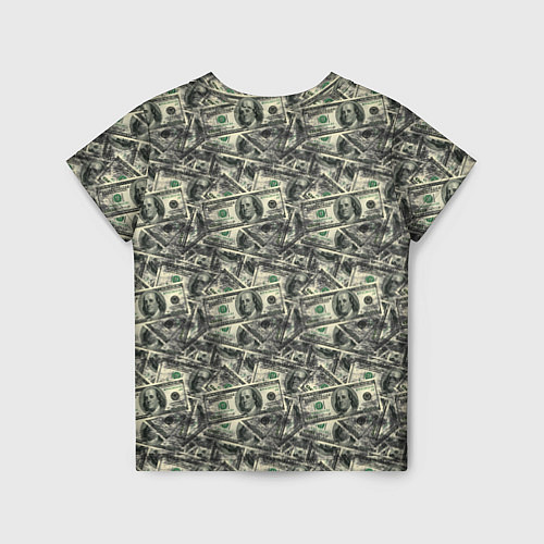 Детская футболка Американские доллары / 3D-принт – фото 2