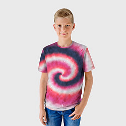 Футболка детская Tie-Dye дизайн, цвет: 3D-принт — фото 2