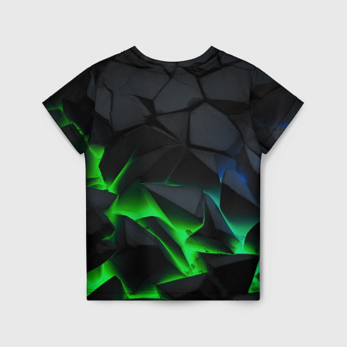 Детская футболка Stafield logo green fire / 3D-принт – фото 2